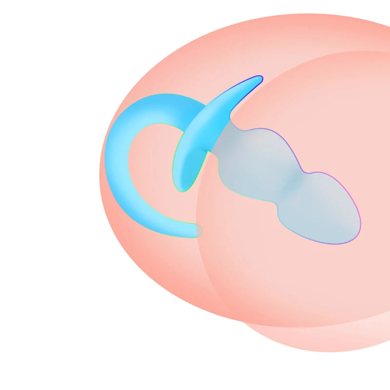Moon Glow Pup Tail Plug