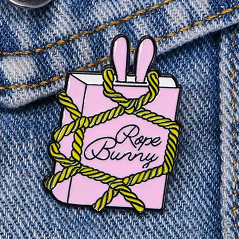Rope Bunny Kinky Pin