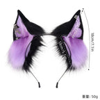 Candy Colors Plush Ear Headband