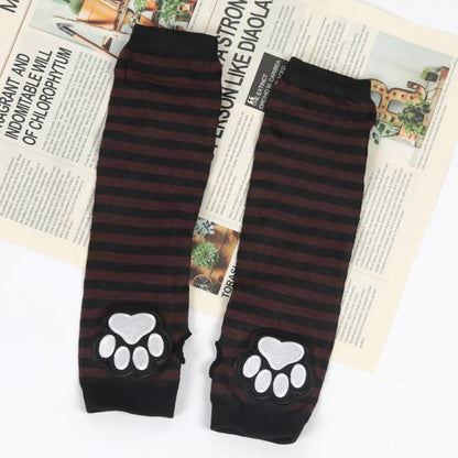 Punk Kitty Paw Fingerless Arm Warmers (Colors)