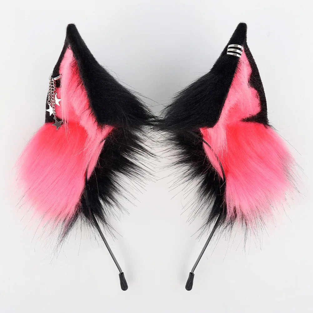 Candy Colors Plush Ear Headband