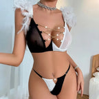 Dark Angel Feather Lingerie