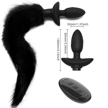 Silken Remote Control Anal Tail