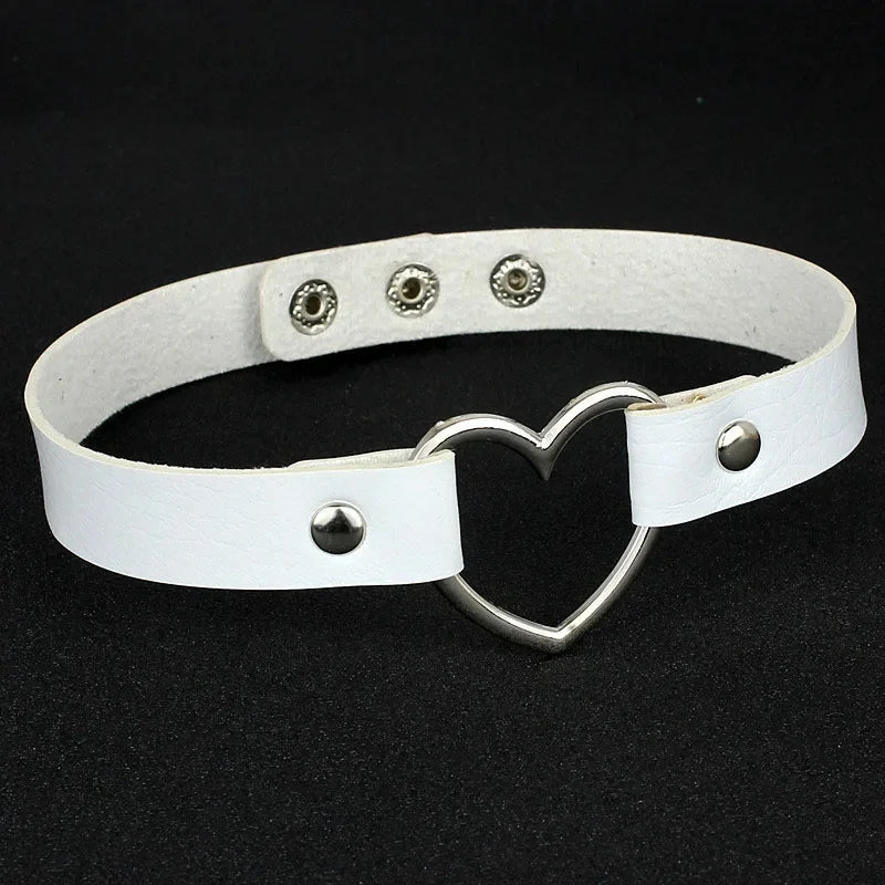 Sweetheart Holographic Heart Collar
