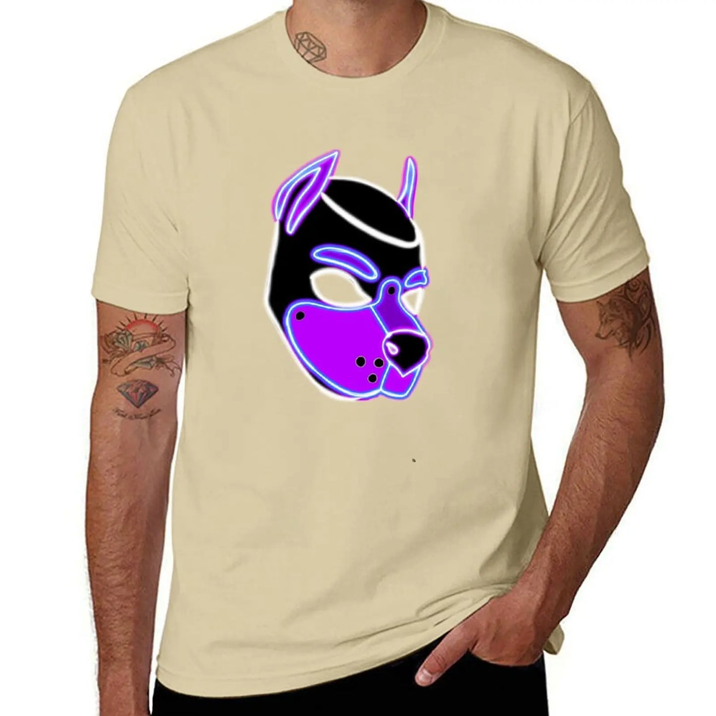 Neon Pup Graphic Play Tee (Colors)