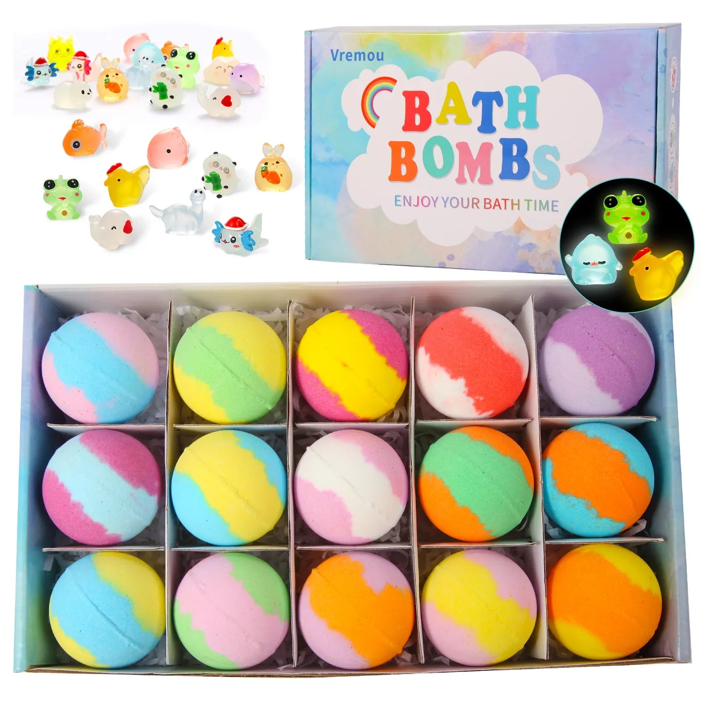 Mystery Fizz Surprise Bath Bomb Collection (24 Pack)