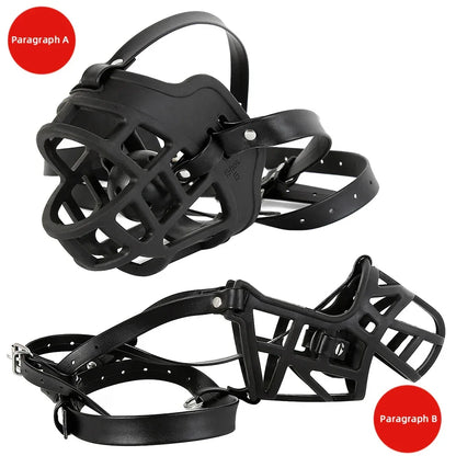 Leather Muzzle Mask - Puppy's Aesthetics