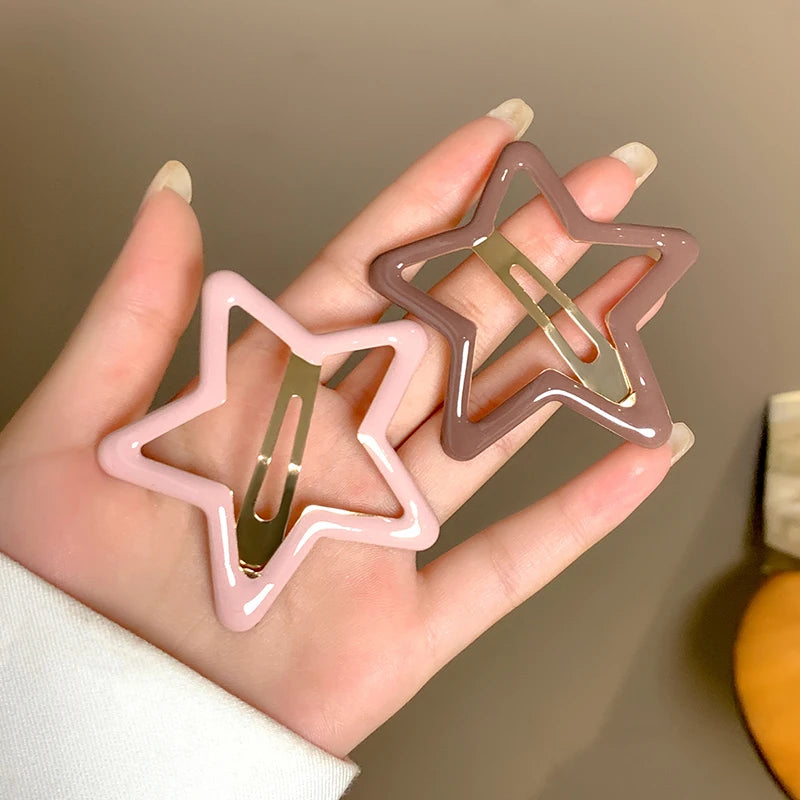 5Pcs Kawaii Star Hair Clips