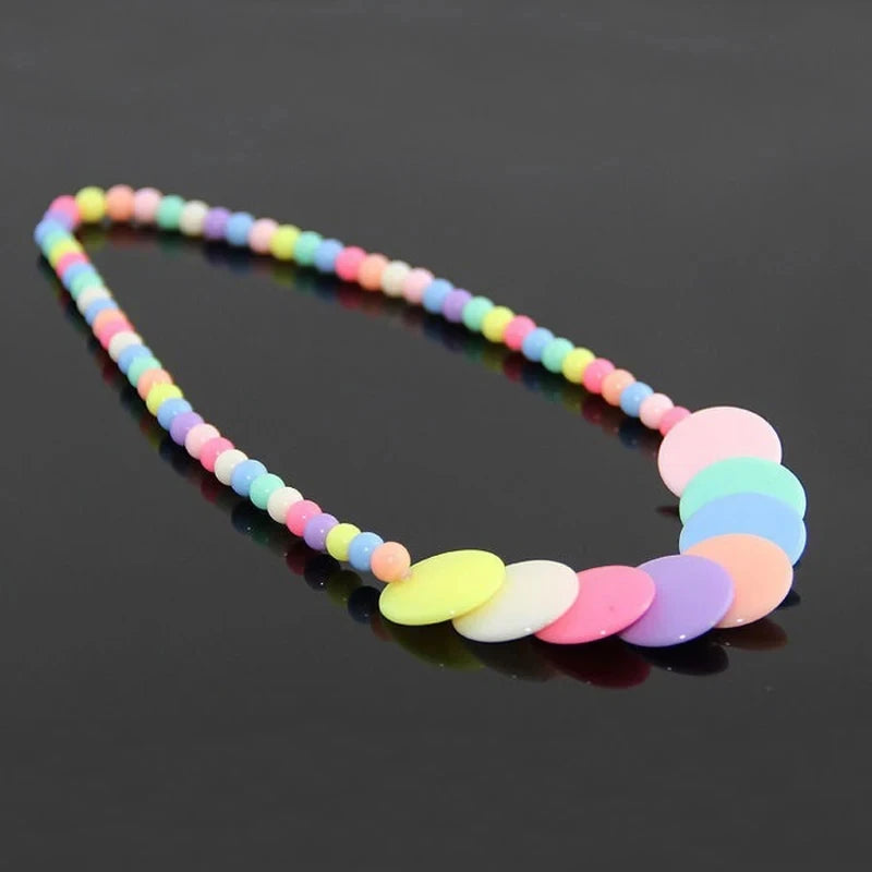 Cute Candy Color Star Necklace