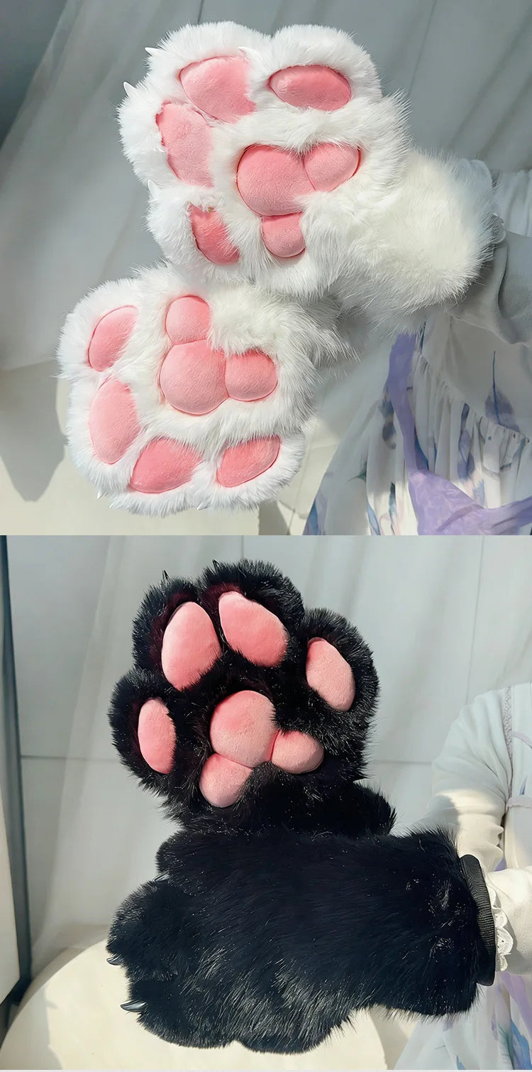 Fluffy Mischief Paw Mitts