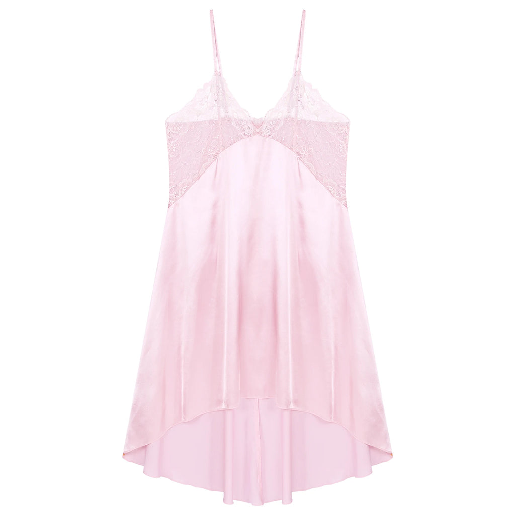 Sissy Lace Dream Satin Nightdress