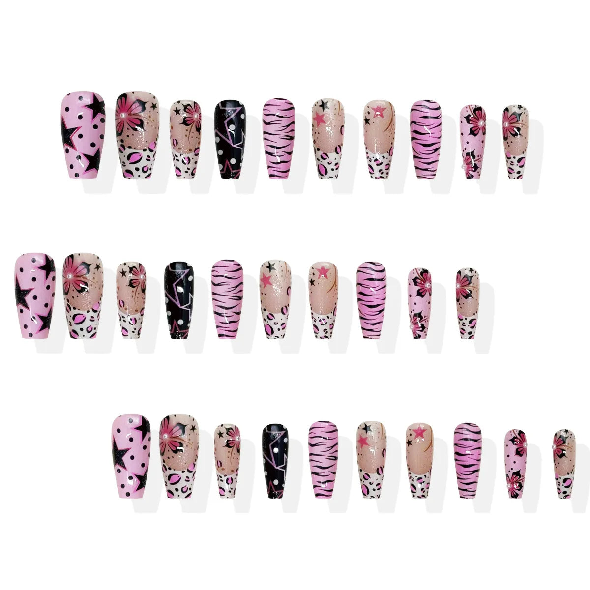 Wild Starlet Press-On Nail Set (30 Piece)