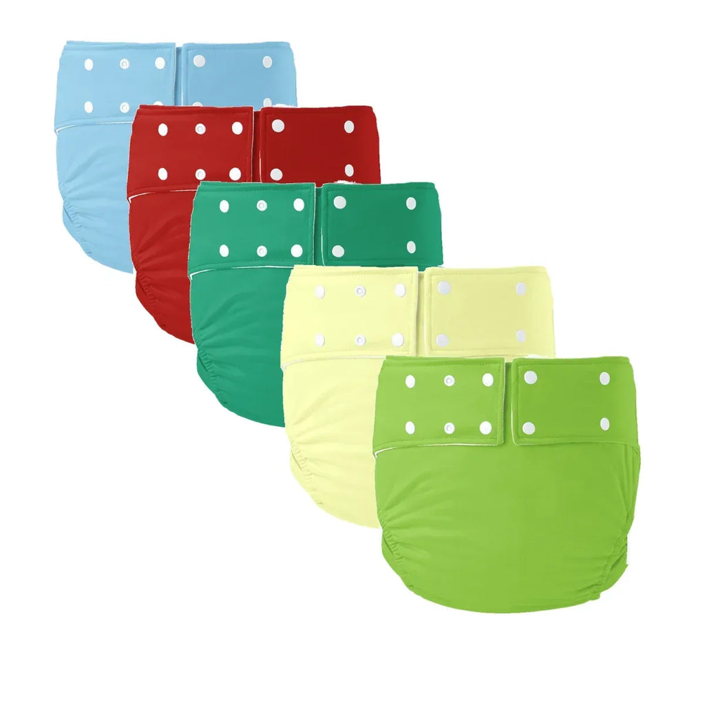 Reusable Adult Cloth Diaper (Colors)