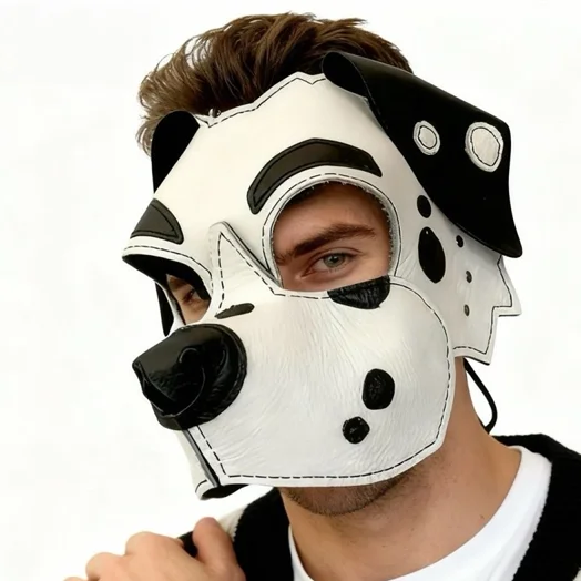Spotty Sweetheart Dalmatian Petplay Mask