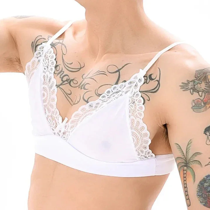 Men’s Sissy Lace Bra - Puppy's Aesthetics