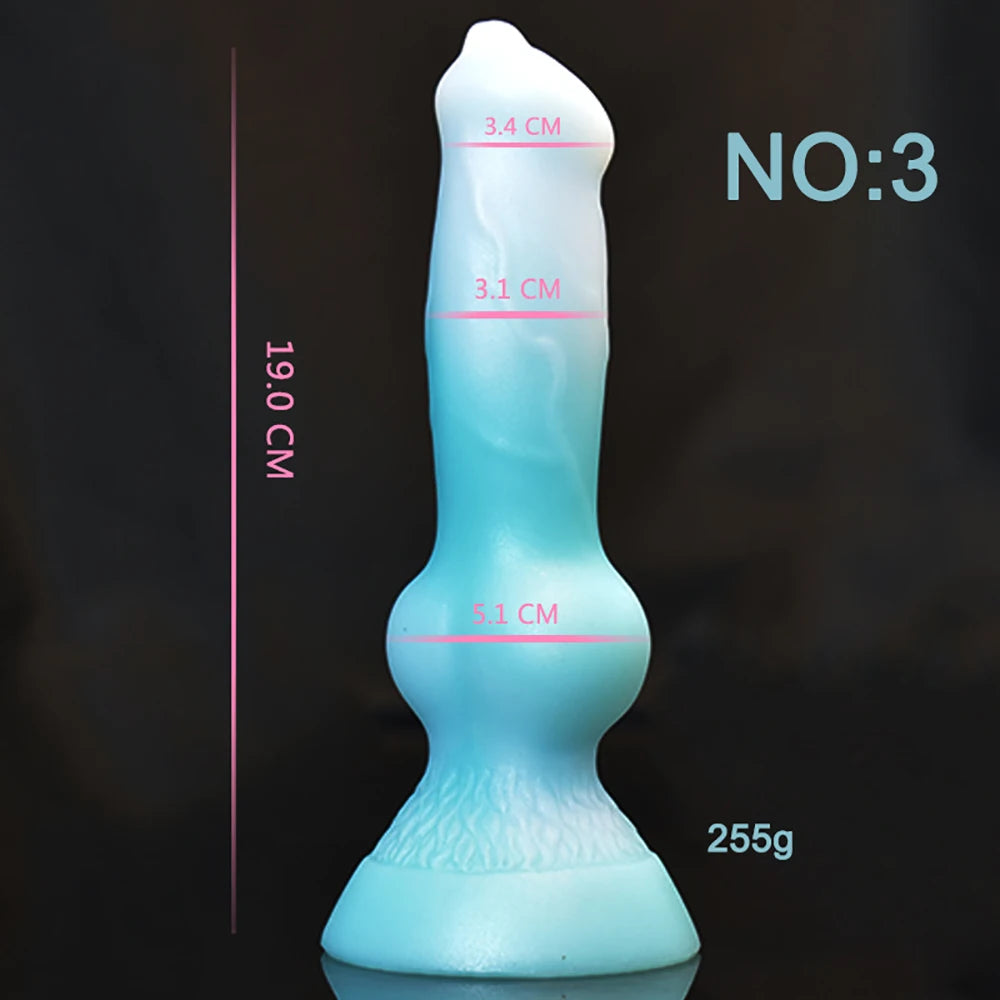 Pink Frost Monster Dildo