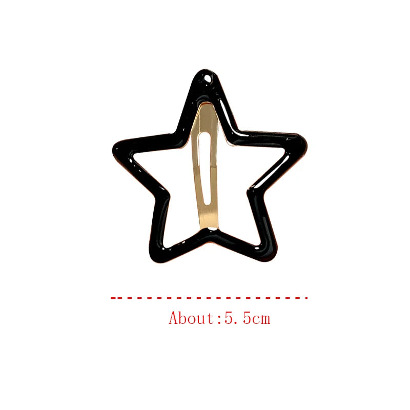 5Pcs Kawaii Star Hair Clips