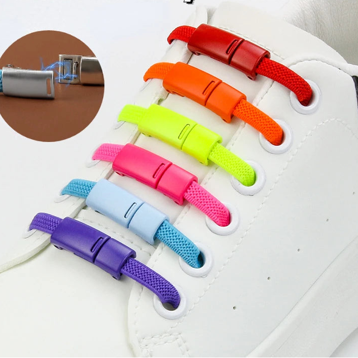 Easy-Step Magnetic No-Tie Shoelaces (Colors)