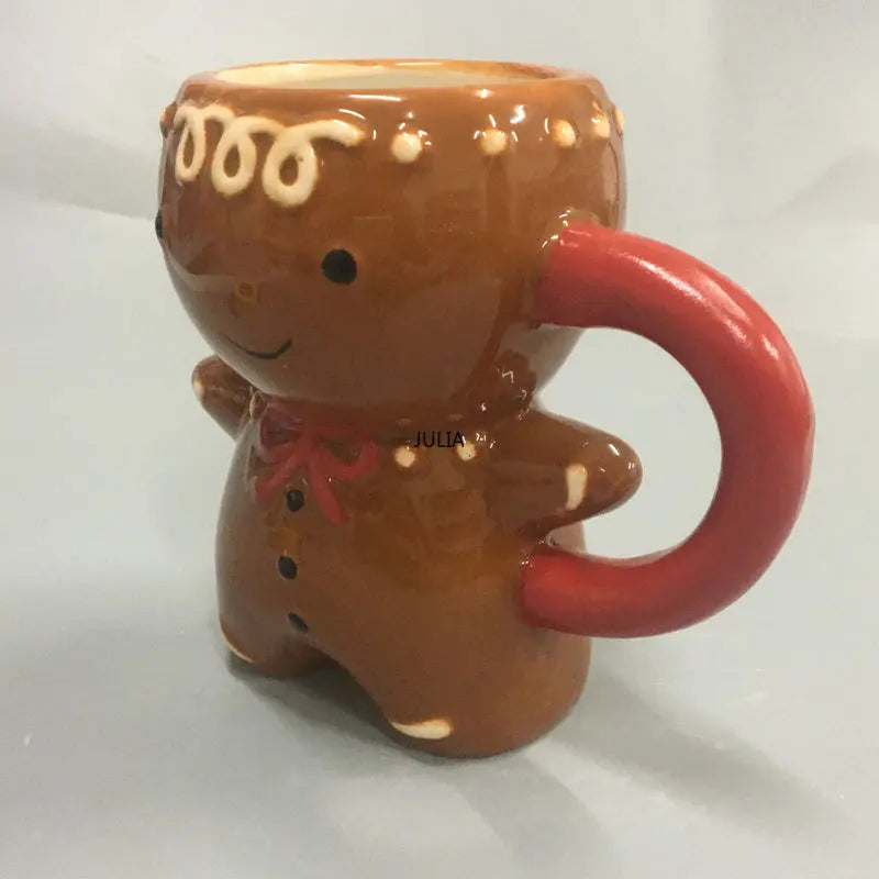 Kawaii Ceramic Gingerbread Mug 300ml