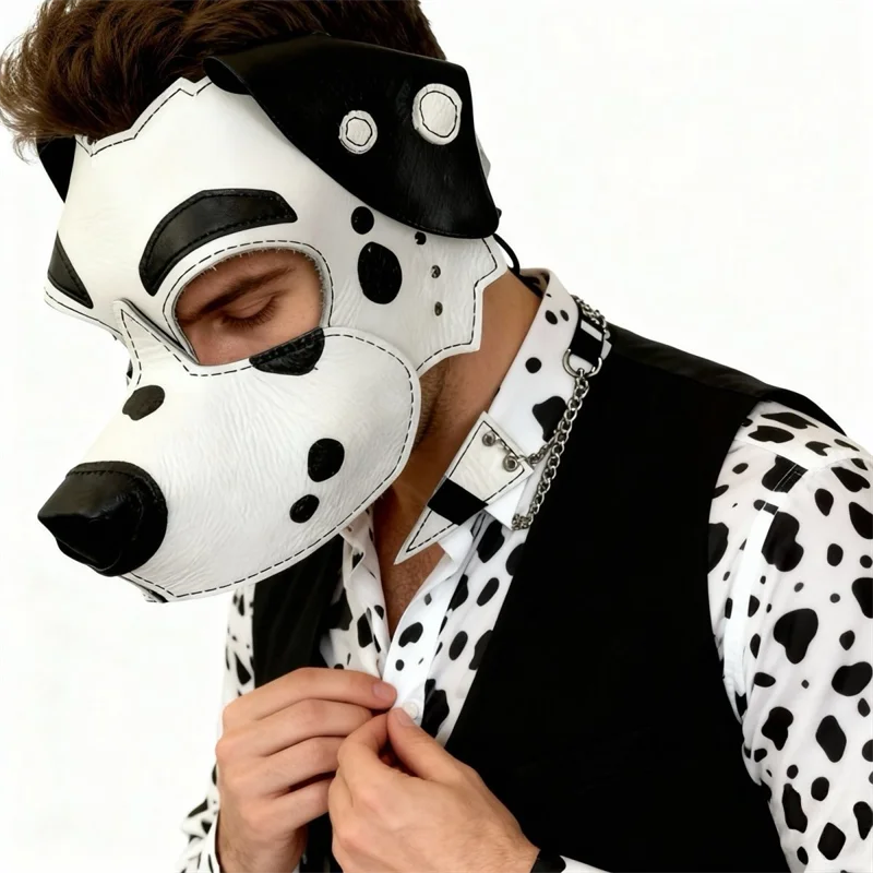 Spotty Sweetheart Dalmatian Petplay Mask