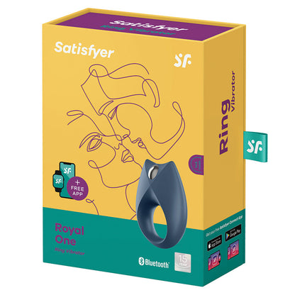 Satisfyer Royal One Ring Vibrator-Blue