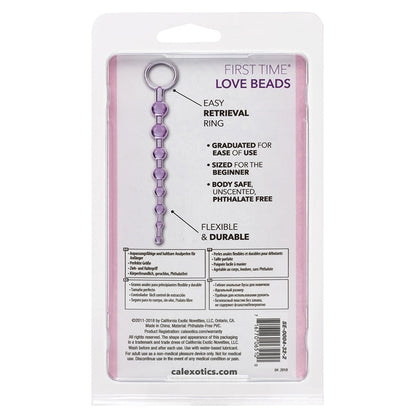 First Time Love Beads-Purple