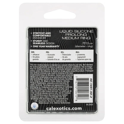 Alpha Liquid Silicone Prolong Medium Ring