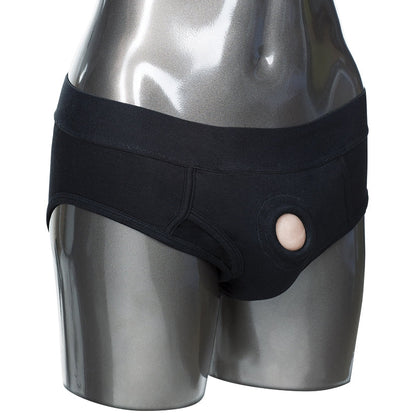 Packer Gear Brief Harness-Black L/XL