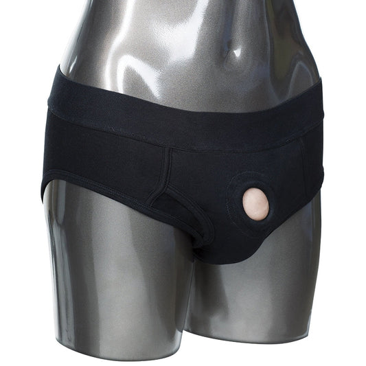 Packer Gear Brief Harness-Black L/XL