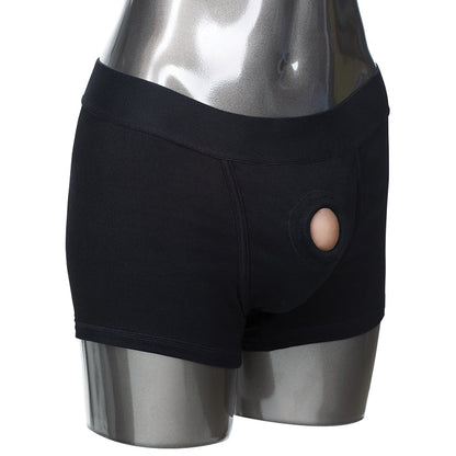 Packer Gear Boxer Brief Harness-Black XS/S
