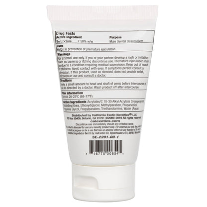 Sta-Hard Cream Desensitizer 2oz Bulk