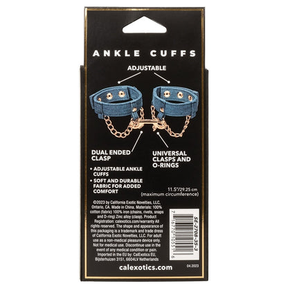 Ride 'Em Premium Denim Collection Ankle Cuffs