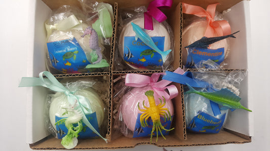 Undersea Surprise Bath Bomb Gift Set (6 Pack)