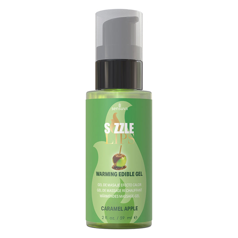 USA Only - Sensuva Sizzle Lips Warming Gel-Caramel Apple 2oz