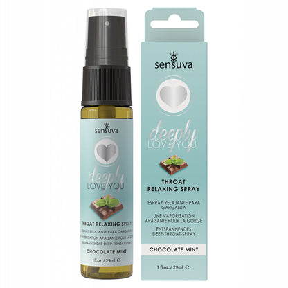 Sensuva Deeply Love You Throat Relaxing Spray-Chocolate Mint 1oz