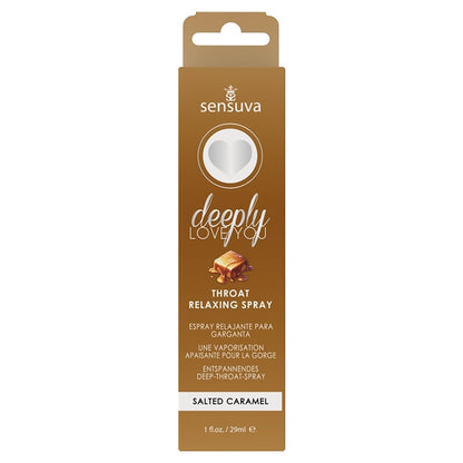 Sensuva Deeply Love You Throat Relaxing Spray-Salted Caramel 1oz