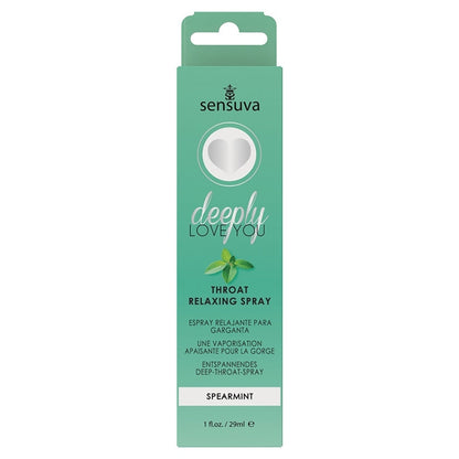 Sensuva Deeply Love You Throat Relaxing Spray-Spearmint 1oz