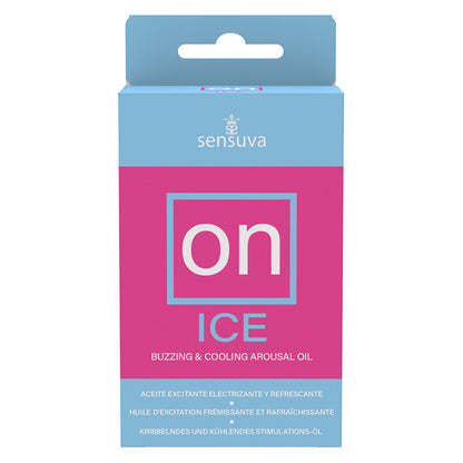 Sensuva ON Ice Arousal Oil 5ml Bottle Medium Box
