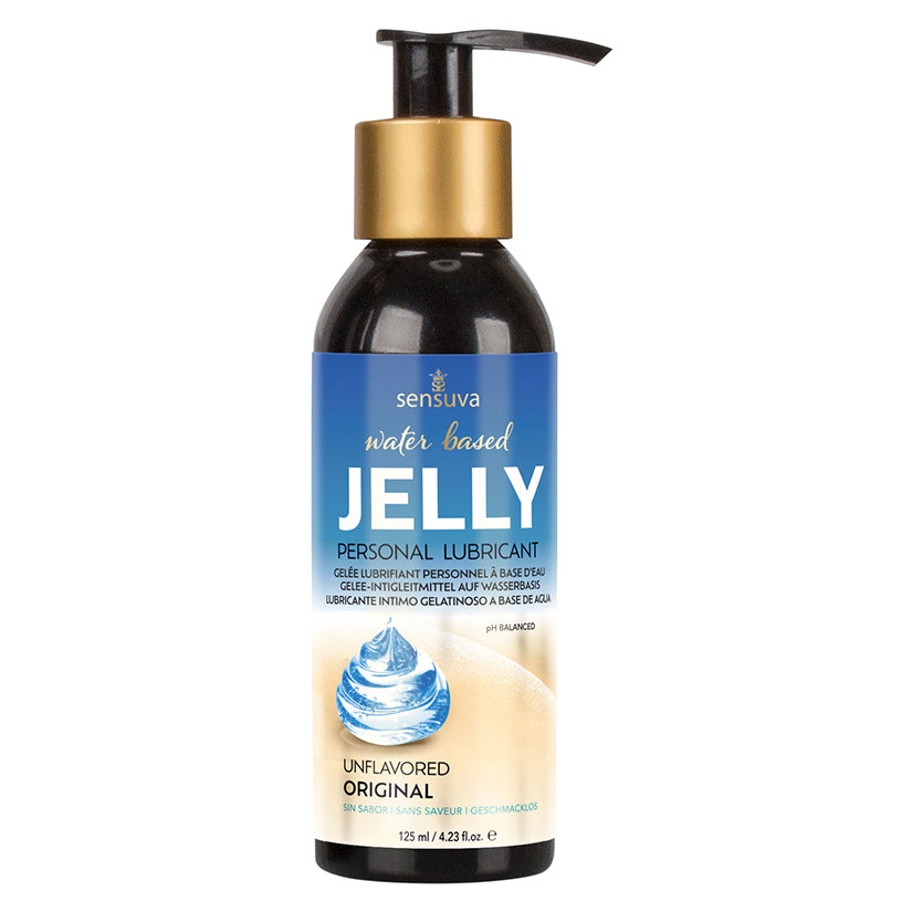 USA Only - Sensuva Jelly Water-Based Personal Lubricant 4oz