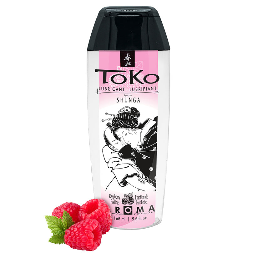 USA Only - Shunga Toko Aroma Lubricant-Raspberry Feeling 5.5oz