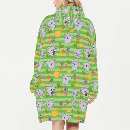 Kozy Koala Stripes Sleepy Cocoon - Puppy's Aesthetics