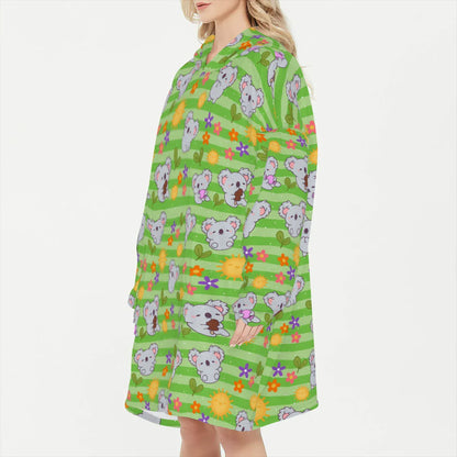 Kozy Koala Stripes Sleepy Cocoon - Puppy's Aesthetics