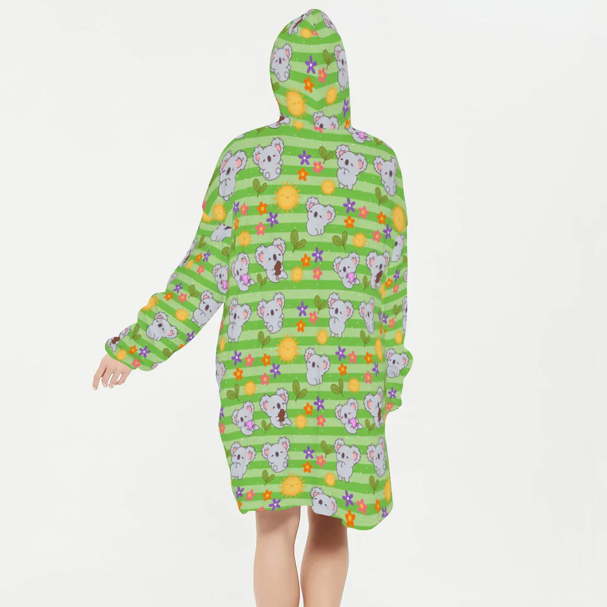 Kozy Koala Stripes Sleepy Cocoon - Puppy's Aesthetics