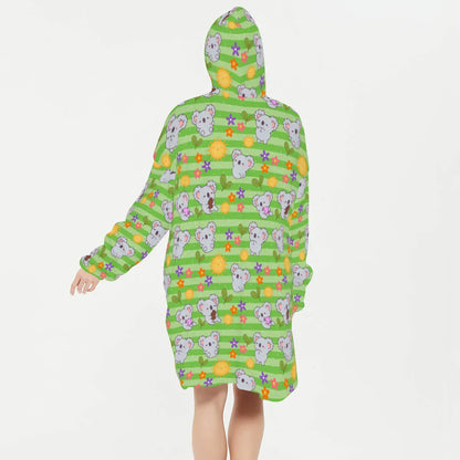 Kozy Koala Stripes Sleepy Cocoon - Puppy's Aesthetics