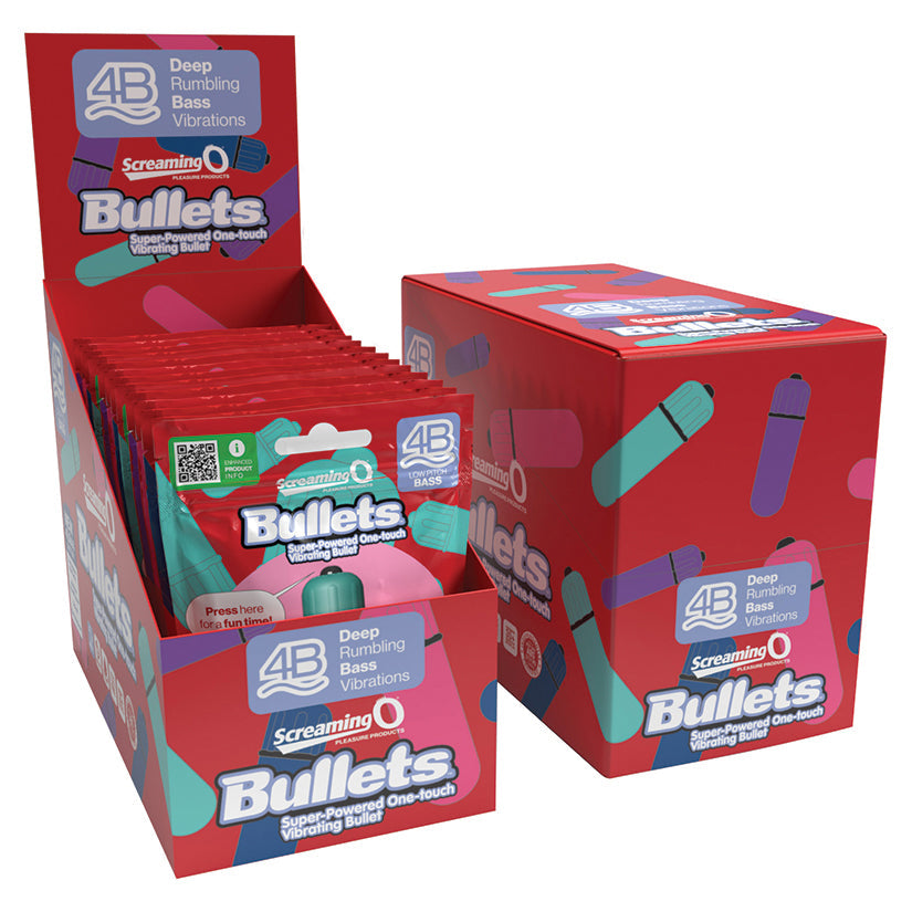 USA Only - Screaming O 4B Bullet POP Display box of 12