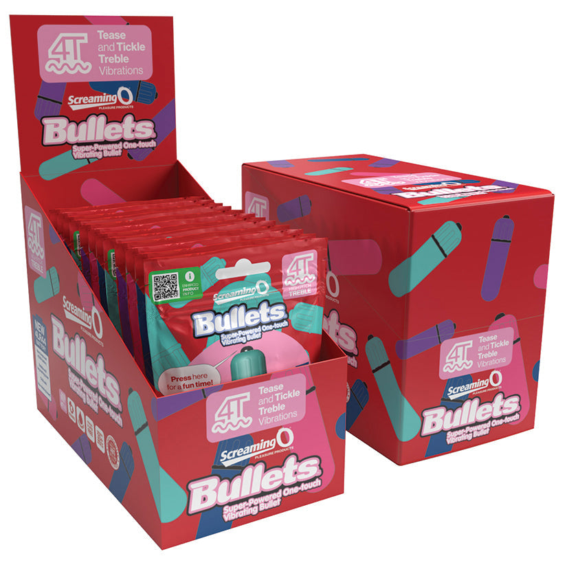 USA Only - Screaming O 4T Bullet POP Display box of 12