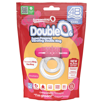 Screaming O 4B DoubleO 6-Strawberry
