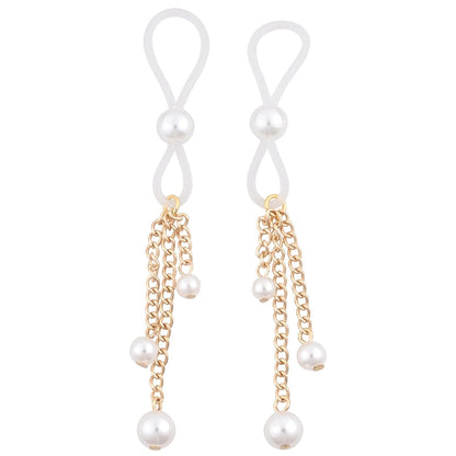 S&M Pearl Nipple Ties
