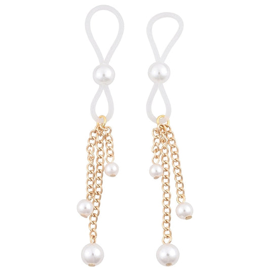 S&M Pearl Nipple Ties