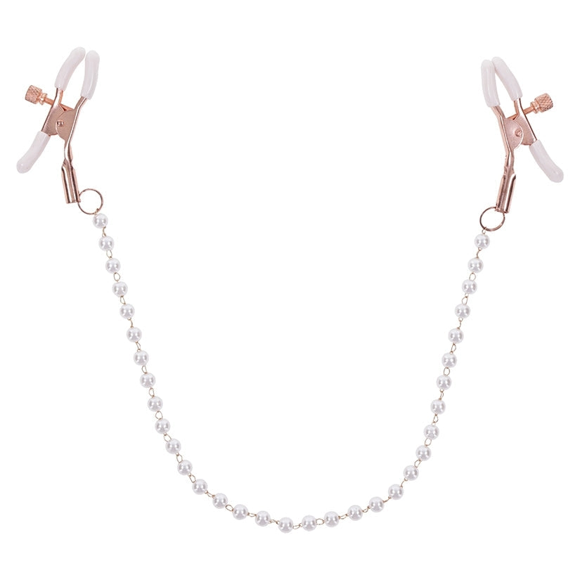 S&M Peaches Ôn CreaMe Pearl Nipple Clamps